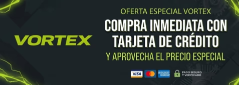 Oferta especial VORTEX - Compra con tarjeta de crédito